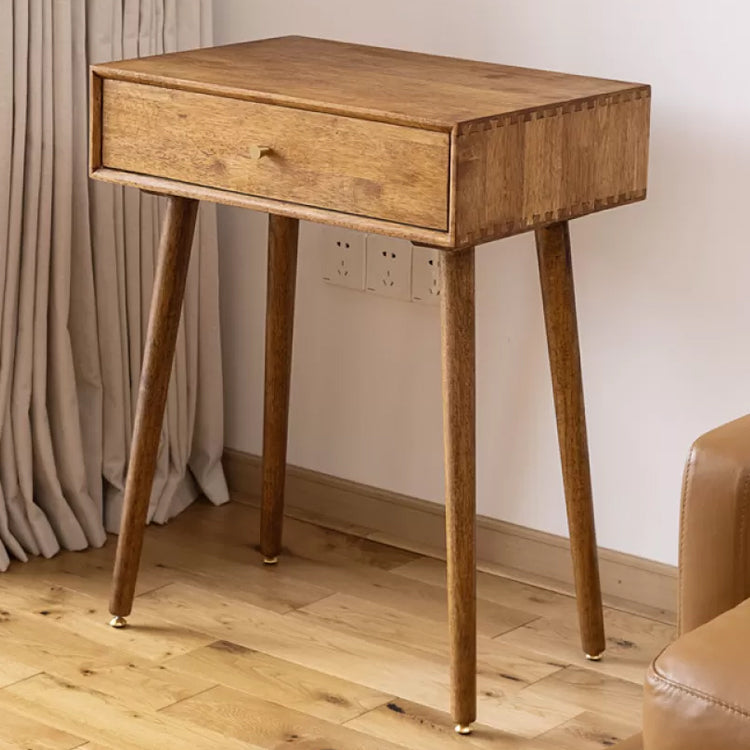 Modern Solid Wood Make-up Vanity Home Vanity Desk with Mirror