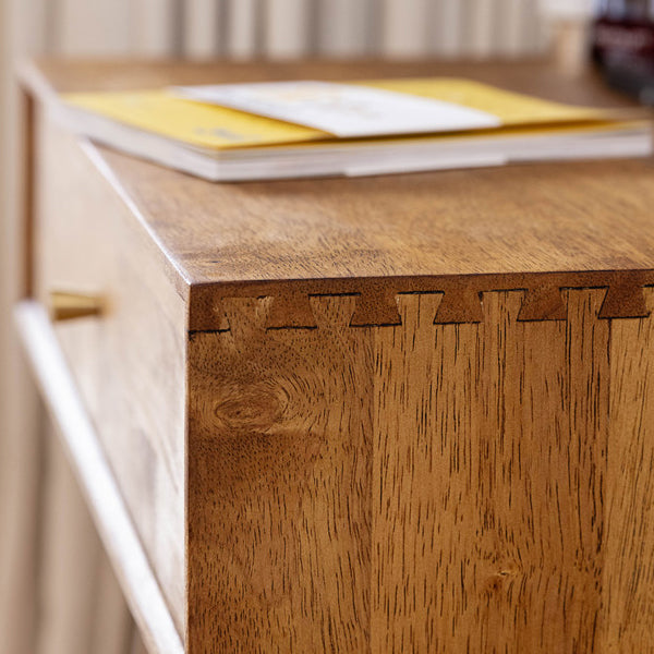 Modern Solid Wood Make-up Vanity Home Vanity Desk with Mirror