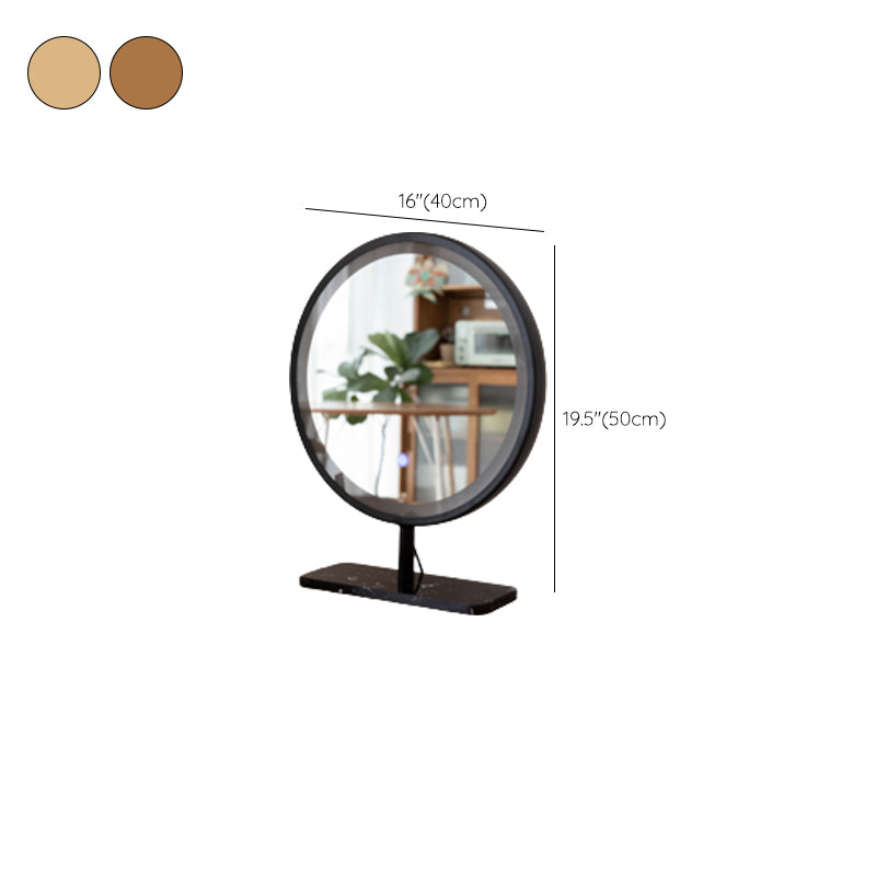 Modern Solid Wood Make-up Vanity Home Vanity Desk with Mirror