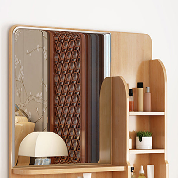 Traditional Make-up Vanity Home Rectangle Dressing Table with Mirror
