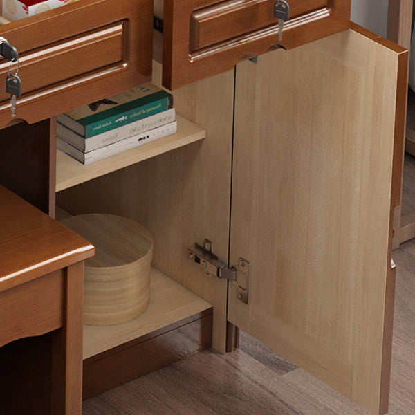 Traditional Make-up Vanity Home Rectangle Dressing Table with Mirror