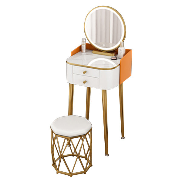 15.74" Wide Makeup Vanity Desk Glam Vanity Tables with 2 Drawers