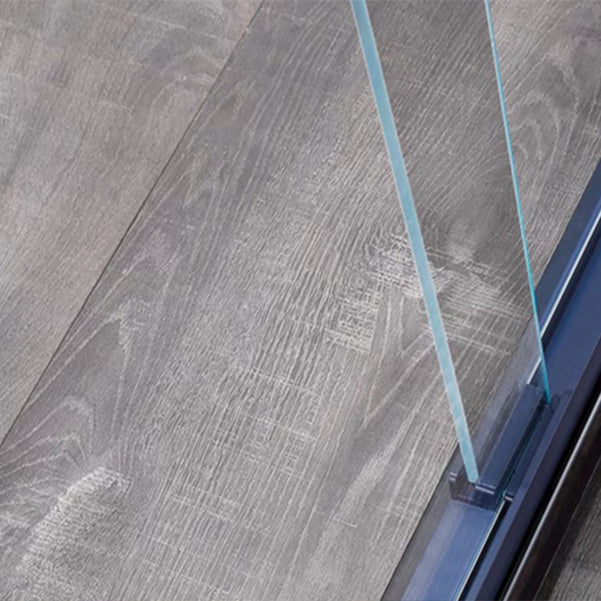 Black Full Frame Shower Screen Diamond Shape Tempered Glass Shower Door