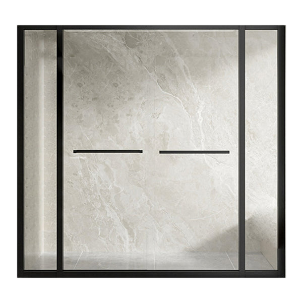 Semi Frameless Double Sliding Shower Door Clear Glass Shower Screen