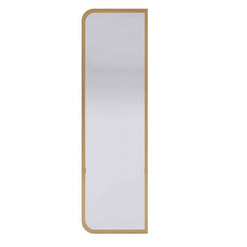 Frosted Shower Bath Door Single Fixed Framed Shower Bath Door