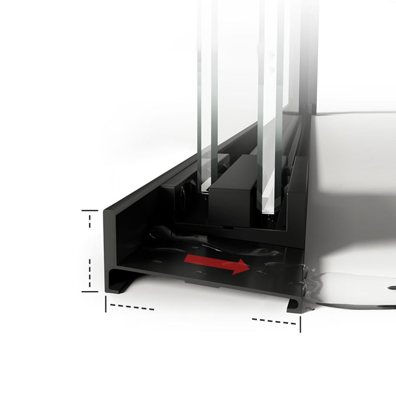 Semi Frameless Shower Bath Door Double Sliding Tempered Shower Door