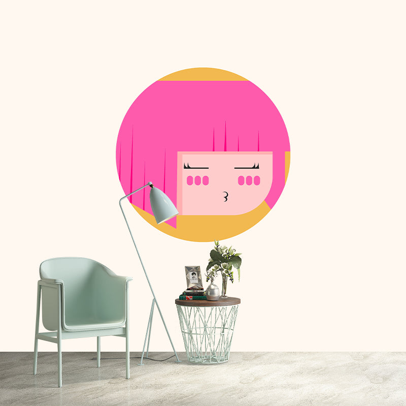 Washable Mural Wallpaper Cartoon Cartoon Characters Illustration Indoor Wall Mural