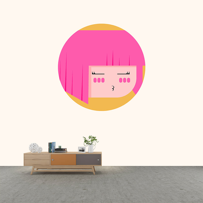 Washable Mural Wallpaper Cartoon Cartoon Characters Illustration Indoor Wall Mural