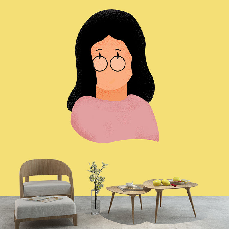 Washable Mural Wallpaper Cartoon Cartoon Characters Illustration Indoor Wall Mural