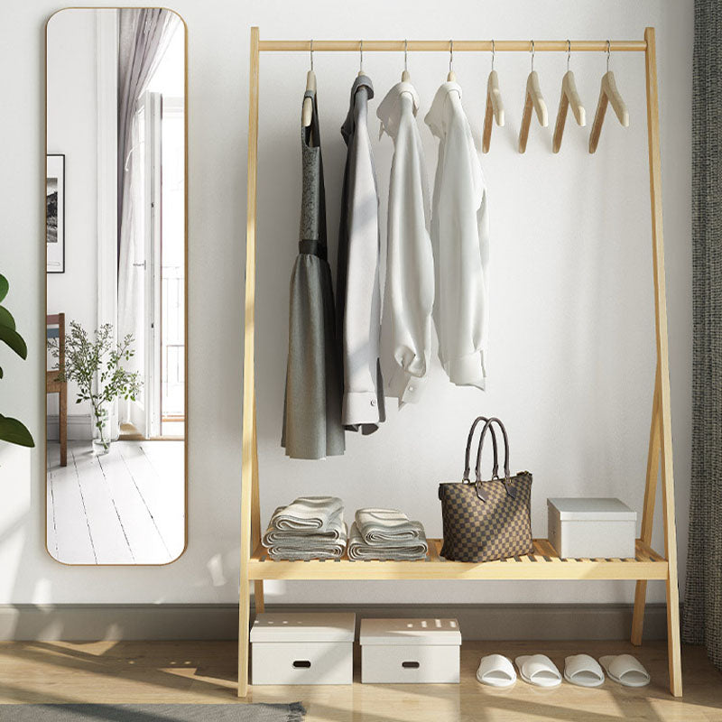 Traditional Style Hall Stand Free Standing Wooden Hall Stand with With Storage