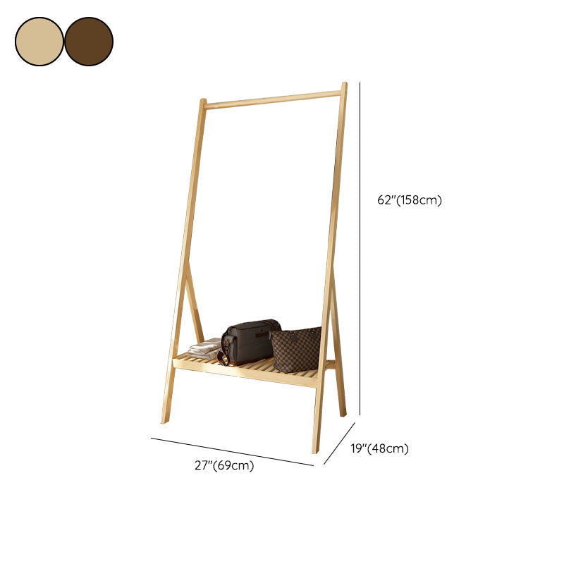 Traditional Style Hall Stand Free Standing Wooden Hall Stand with With Storage