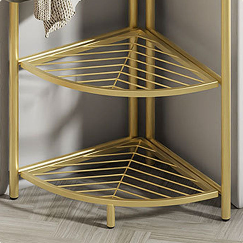 Modern Coat Hanger Solid Color Metal Coat Rack with Coat Hooks