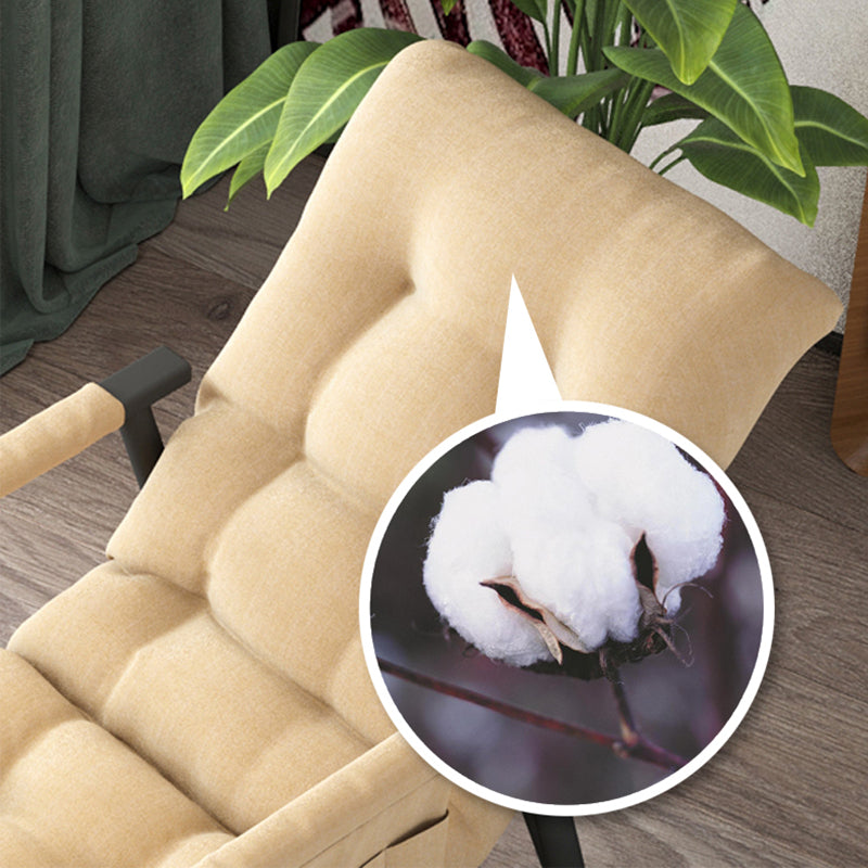 Glam Lazy Sofa Rocking Chair Indoor Rocking Chair with Cushion