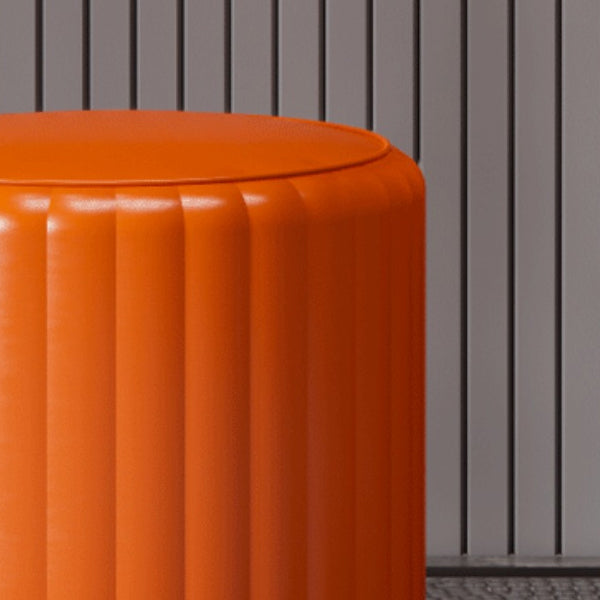 Mid-Century Modern Vanity Faux Leather Makeup Dressing Table with Mirror and Stool Set