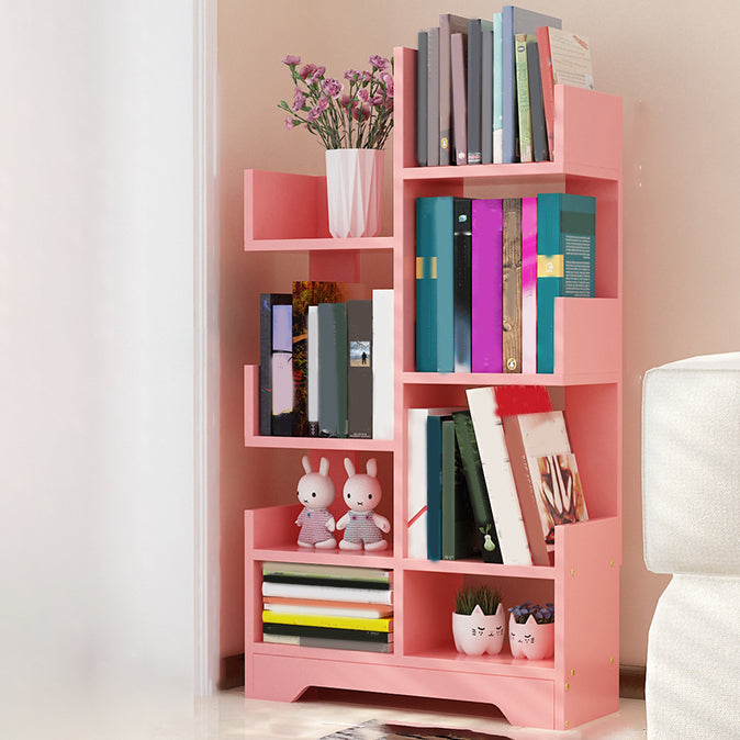 Contemporary Open Back Bookshelf Freestanding Standard Bookcase