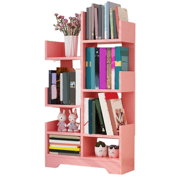 Contemporary Open Back Bookshelf Freestanding Standard Bookcase