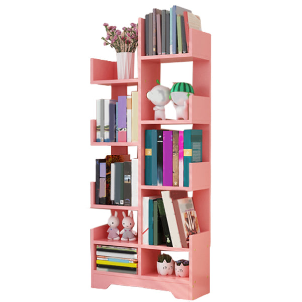 Contemporary Open Back Bookshelf Freestanding Standard Bookcase