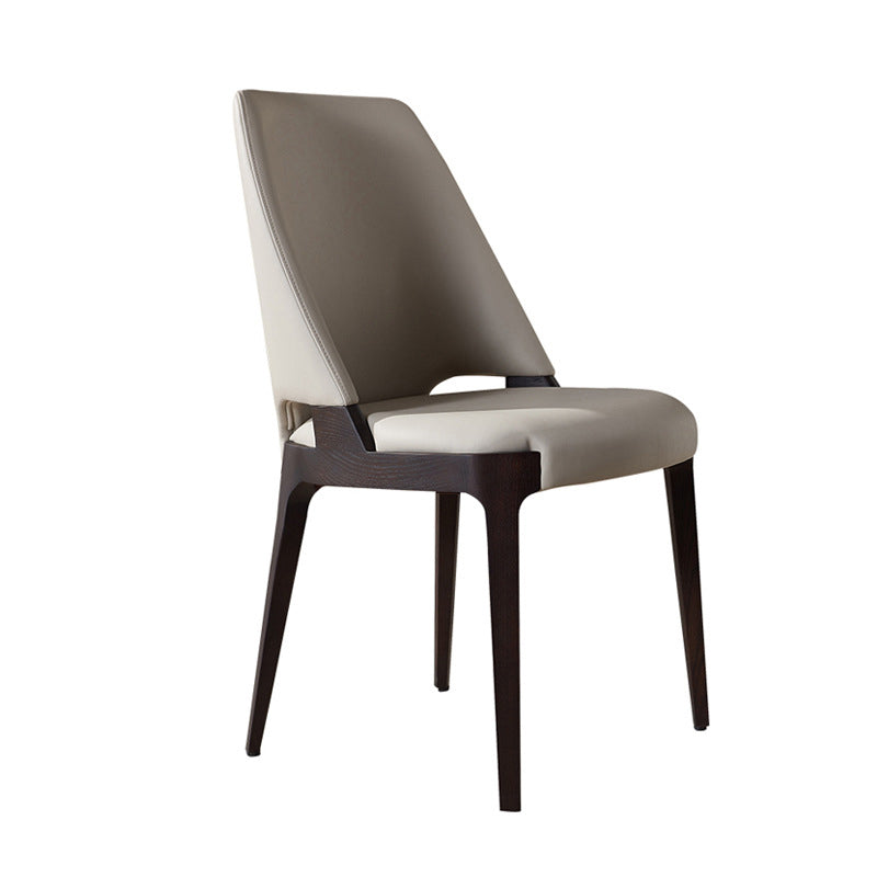Dining Room Upholstered Side Chair Industrial Parsons Armless Chair