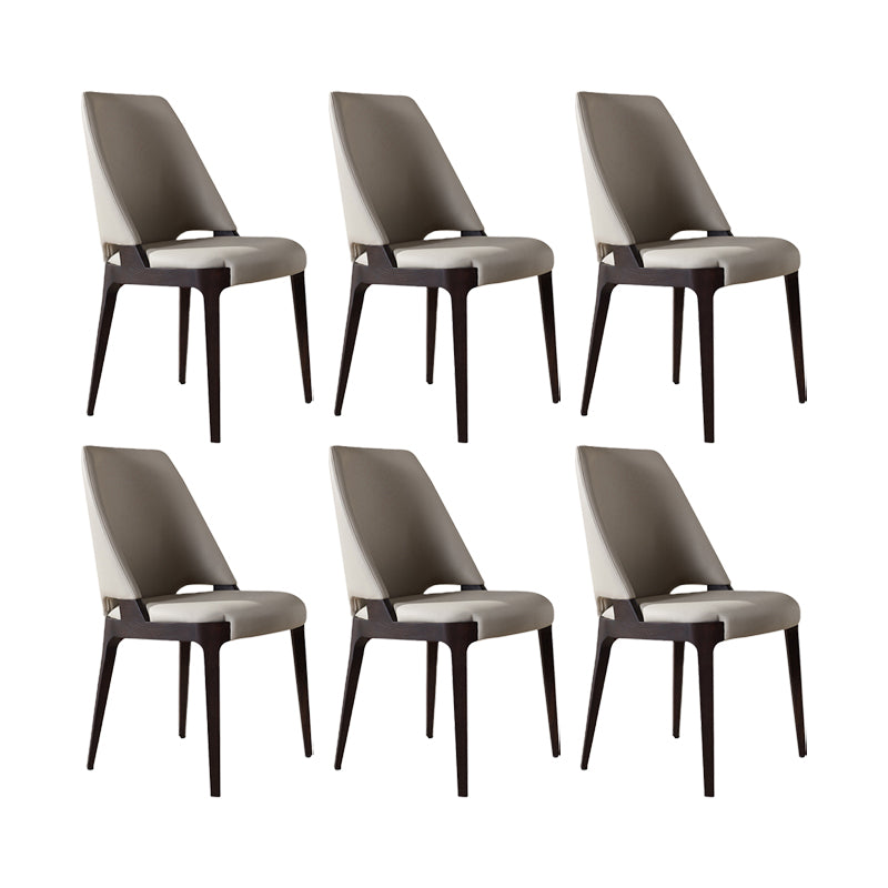 Dining Room Upholstered Side Chair Industrial Parsons Armless Chair