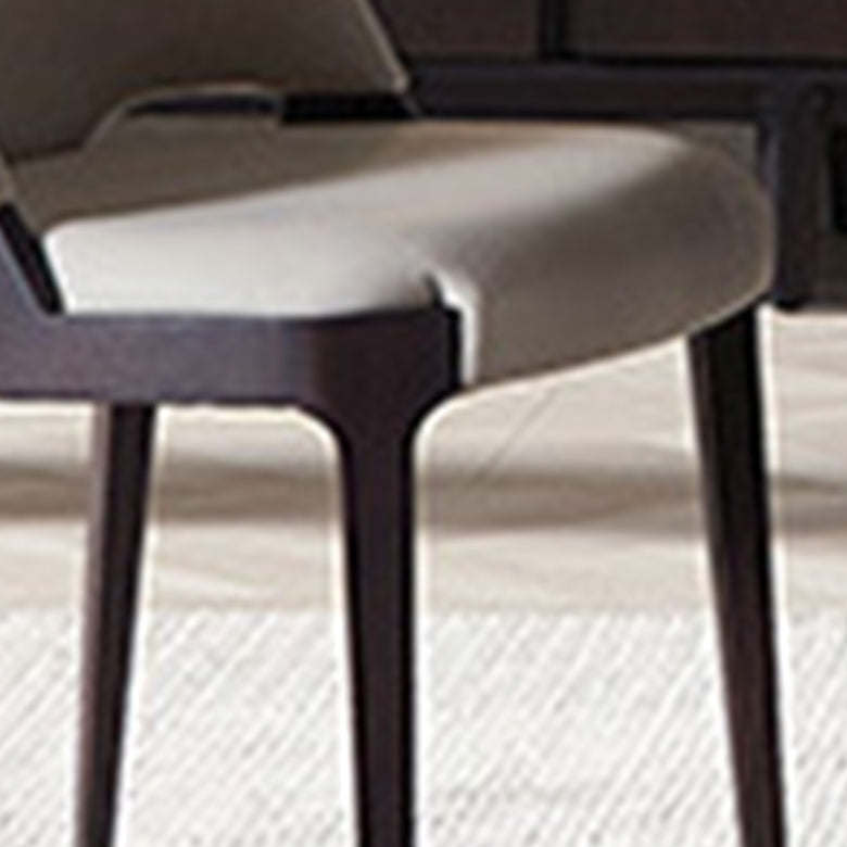 Dining Room Upholstered Side Chair Industrial Parsons Armless Chair