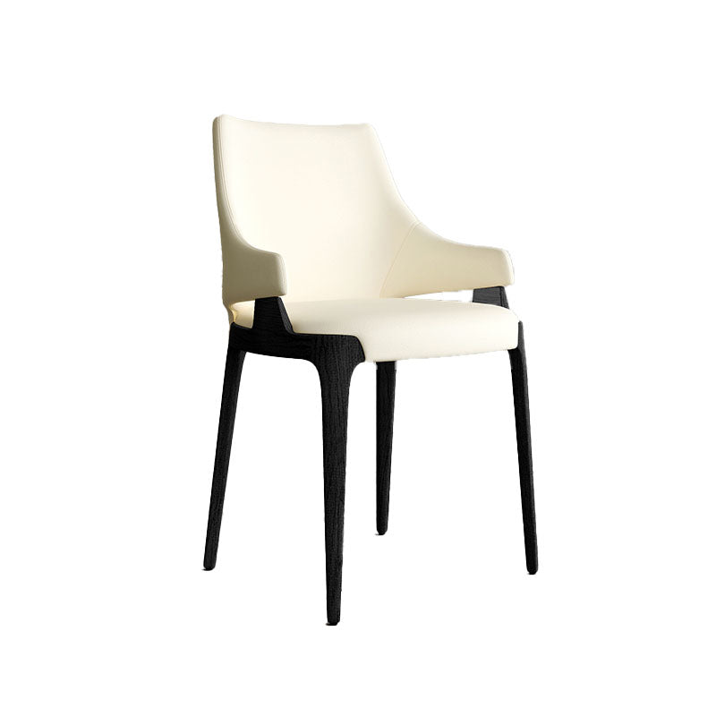 Dining Room Upholstered Side Chair Industrial Parsons Armless Chair