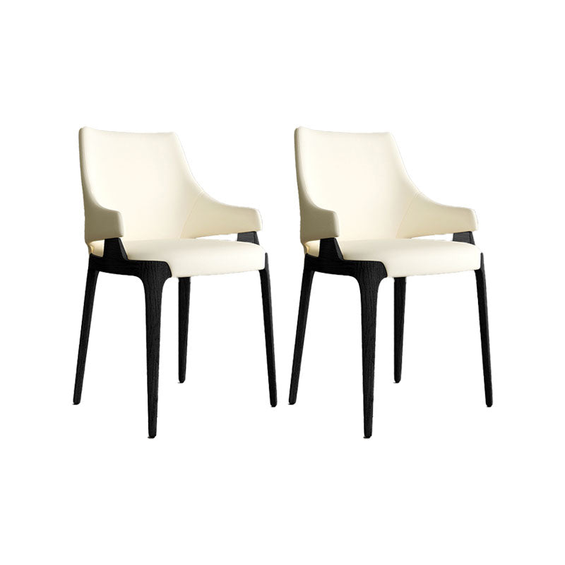Dining Room Upholstered Side Chair Industrial Parsons Armless Chair