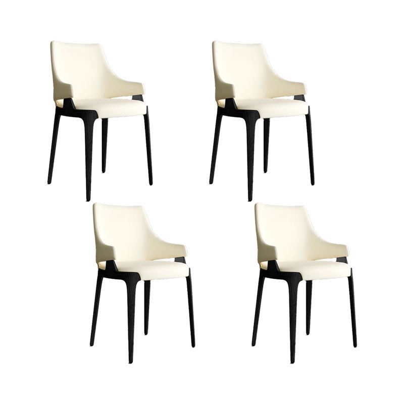 Dining Room Upholstered Side Chair Industrial Parsons Armless Chair