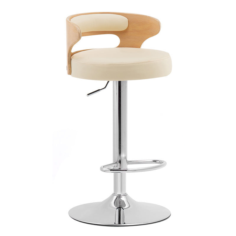 Swivel Adjustable Height Bar Stool Industrial Metal Bristol with Footrest