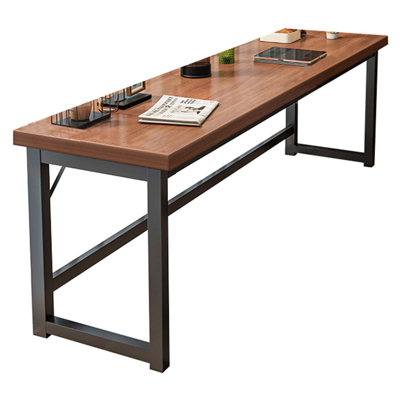 Rectangle Manufactured Wood Bistro Table Modern Pub Table with Metal Frame