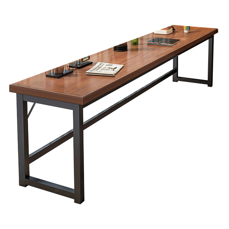 Rectangle Manufactured Wood Bistro Table Modern Pub Table with Metal Frame