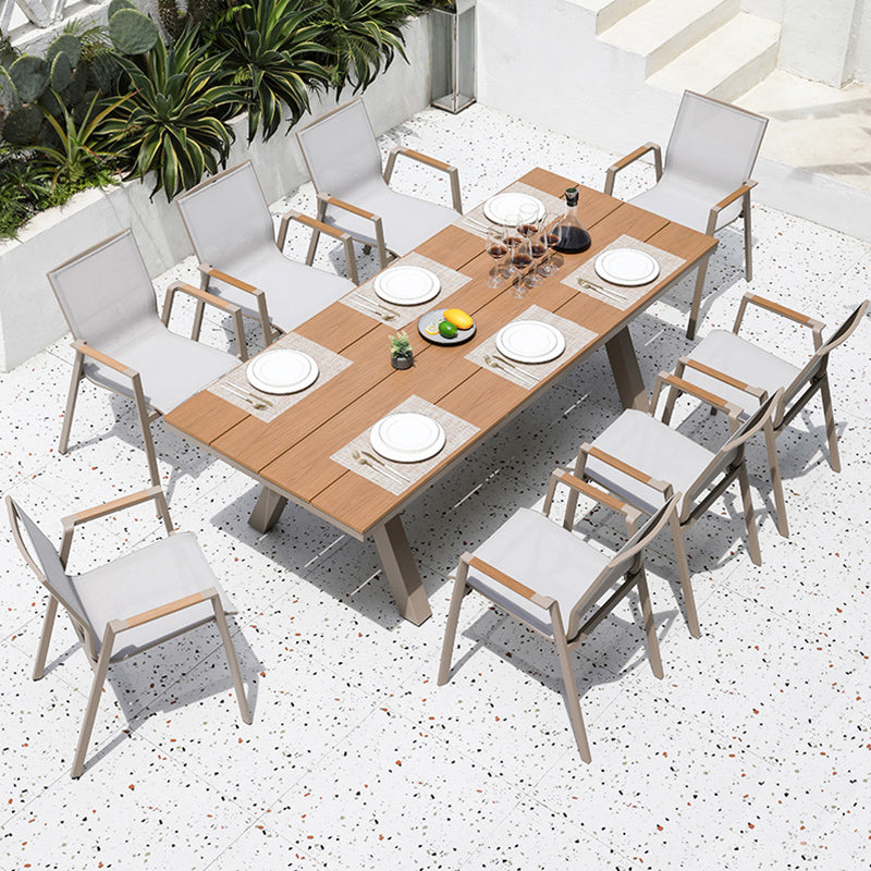 Modern 1/2/5/7/9 Pcs Dining Set Wood Rectangular Dining Table Set