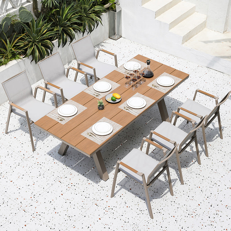 Modern 1/2/5/7/9 Pcs Dining Set Wood Rectangular Dining Table Set