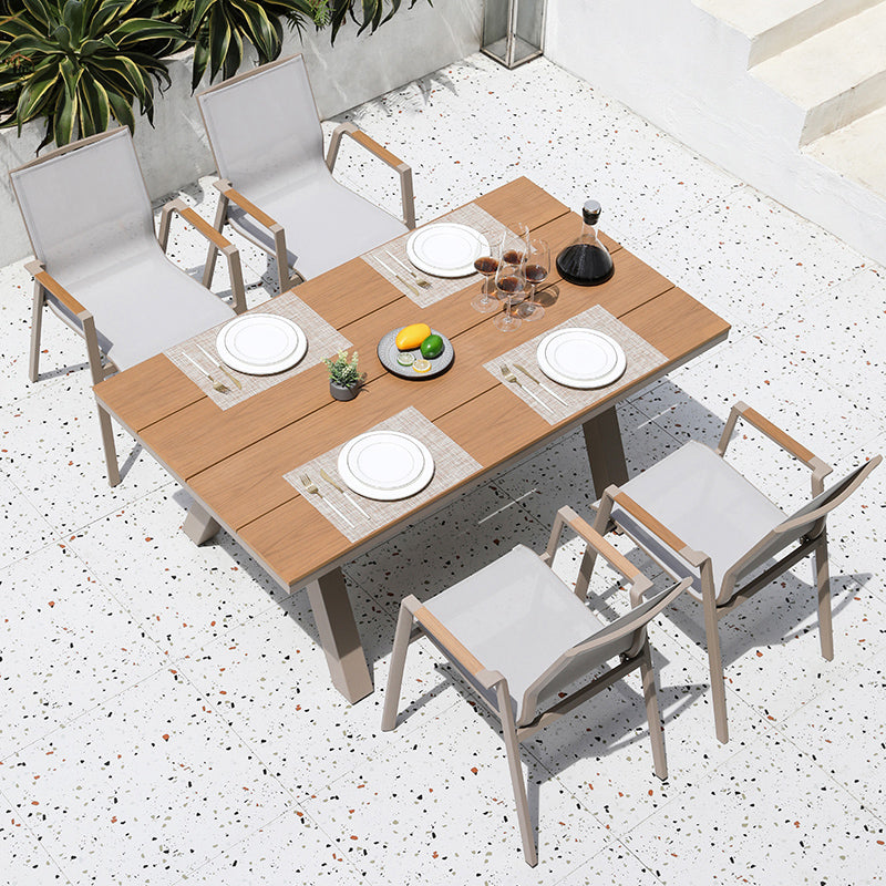 Modern 1/2/5/7/9 Pcs Dining Set Wood Rectangular Dining Table Set