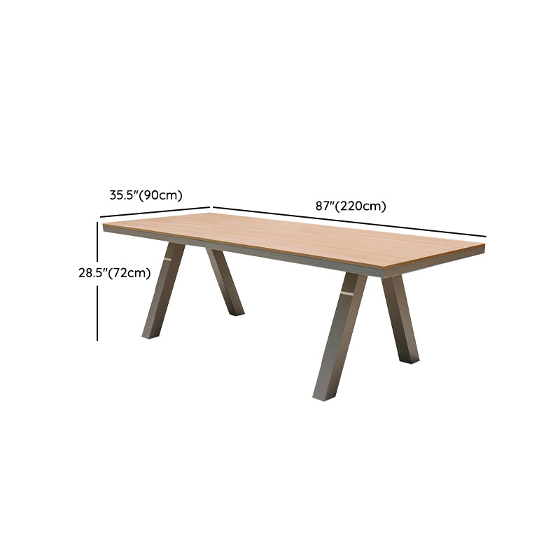 Modern 1/2/5/7/9 Pcs Dining Set Wood Rectangular Dining Table Set