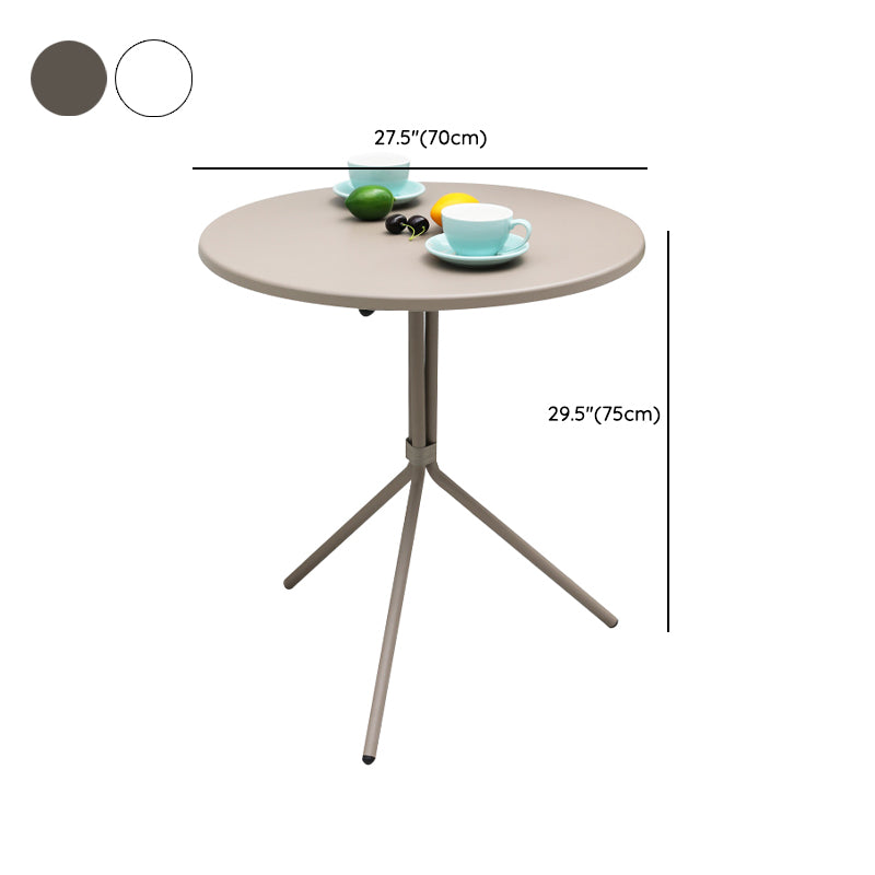 Contemporary Style 1/5 Pcs Bistro Set Metal Round Bistro Table Set