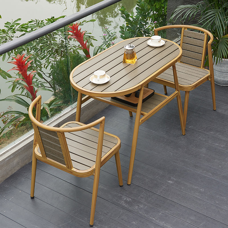 Contemporary 1/3 Pcs Dining Set Glass Rectangular Dining Table Set