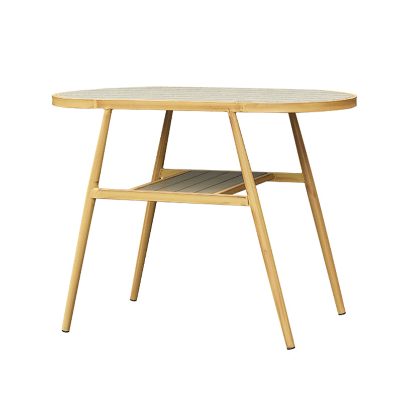 Contemporary 1/3 Pcs Dining Set Glass Rectangular Dining Table Set