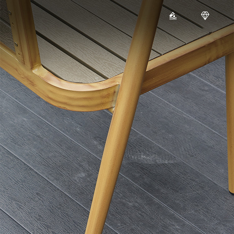 Contemporary 1/3 Pcs Dining Set Glass Rectangular Dining Table Set