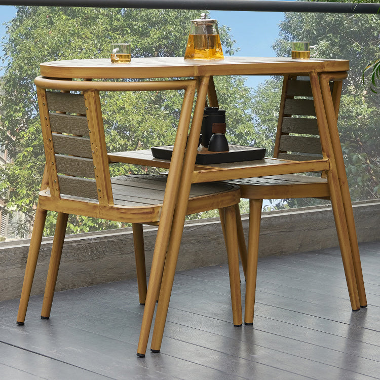 Contemporary 1/3 Pcs Dining Set Glass Rectangular Dining Table Set