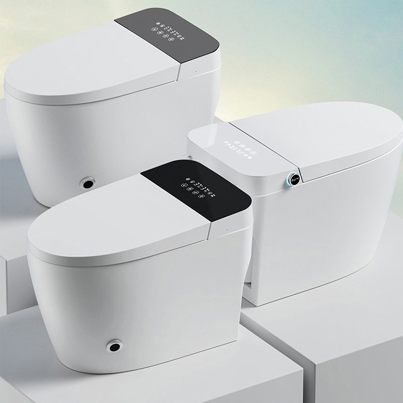 Modern All In One ABS Toilet Floor Mounted Siphon Jet Flush Toilet