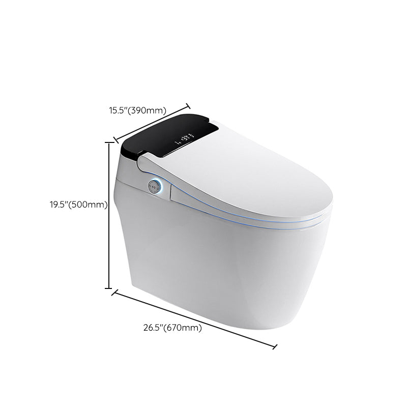 Modern All In One Toilet Floor Mounted Siphon Jet ABS Flush Toilet