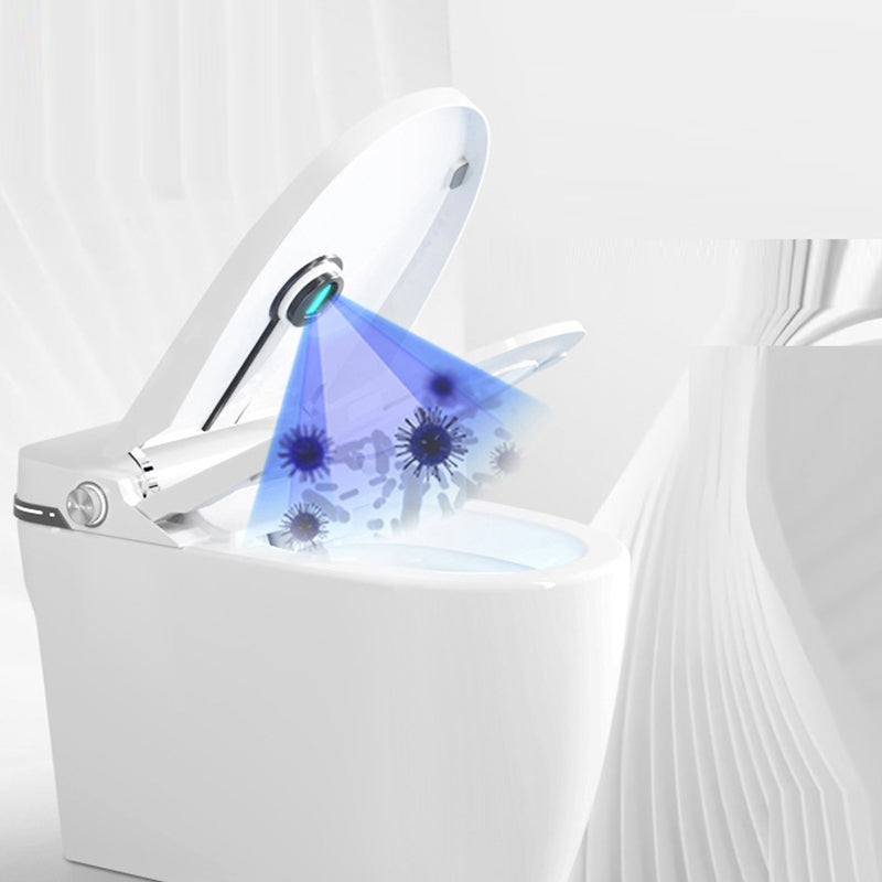 All In One Modern Flush Toilet Floor Mounted Siphon Jet ABS Toilet Bowl