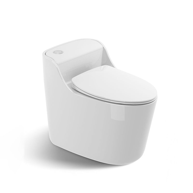 Modern Seat Included Flush Toilet One-Piece White Urine Toilet for Bathroom