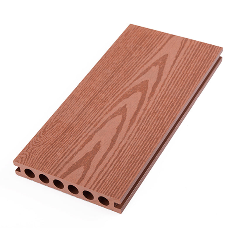 Rectangular Wood Deck Plank Nailed Installation for Outdoor Patio