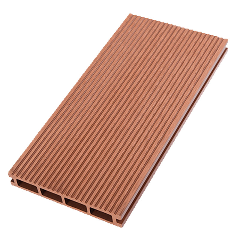 Rectangular Wood Deck Plank Nailed Installation for Outdoor Patio