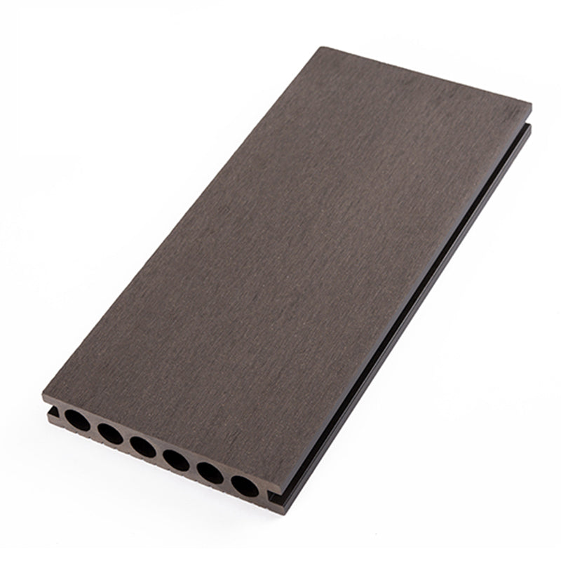 Rectangular Wood Deck Plank Nailed Installation for Outdoor Patio