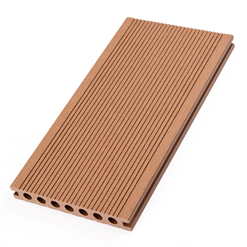 Rectangular Wood Floor Tiles Nailed Installation for Outdoor Patio