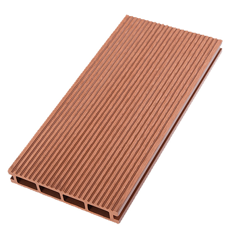 Rectangular Wood Floor Tiles Nailed Installation for Outdoor Patio