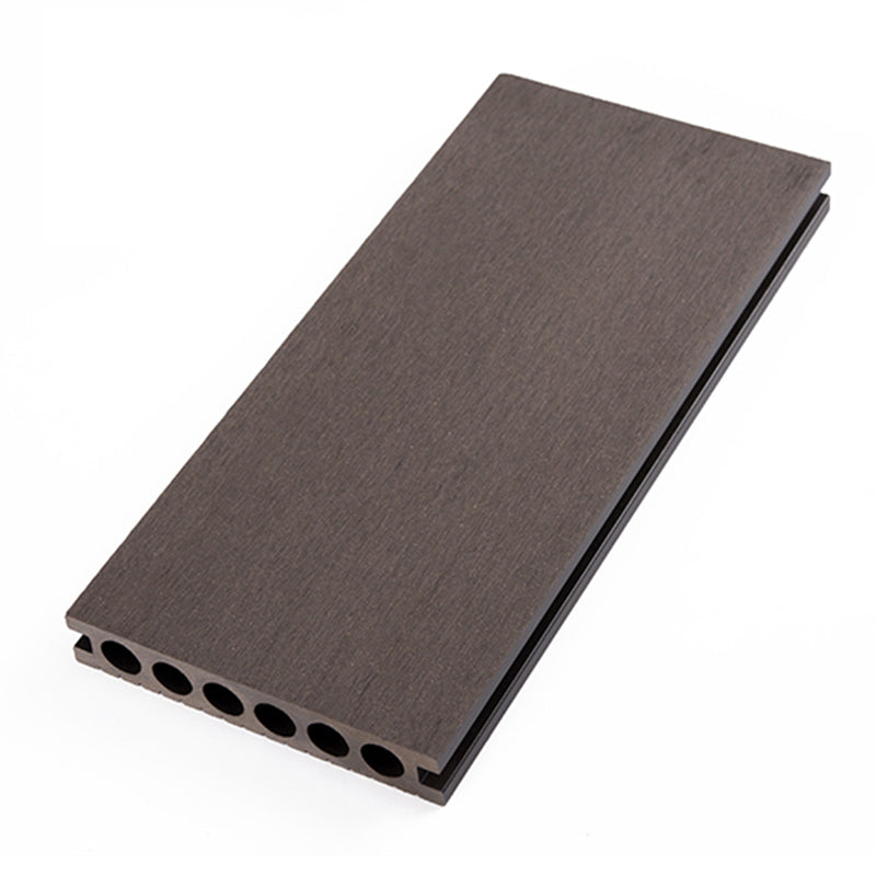 Rectangular Wood Floor Tiles Nailed Installation for Outdoor Patio