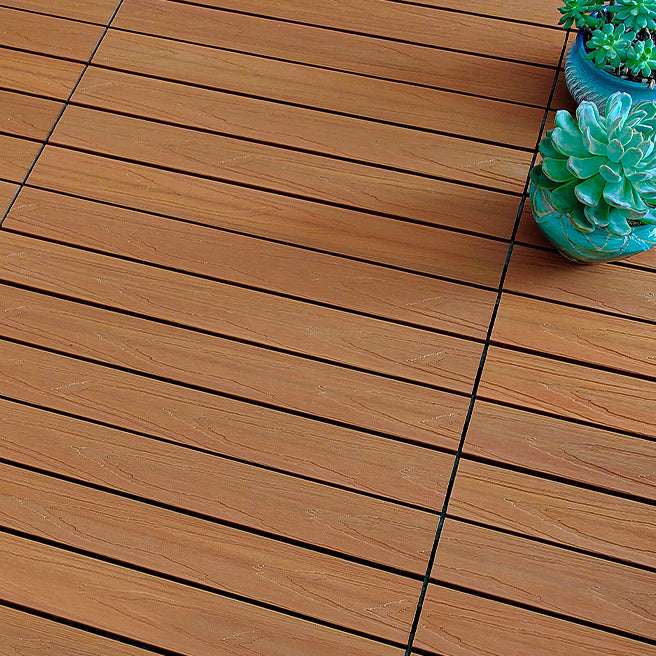 Wooden Deck Plank Outdoor Waterproof Rectangular Outdoor Floor Board